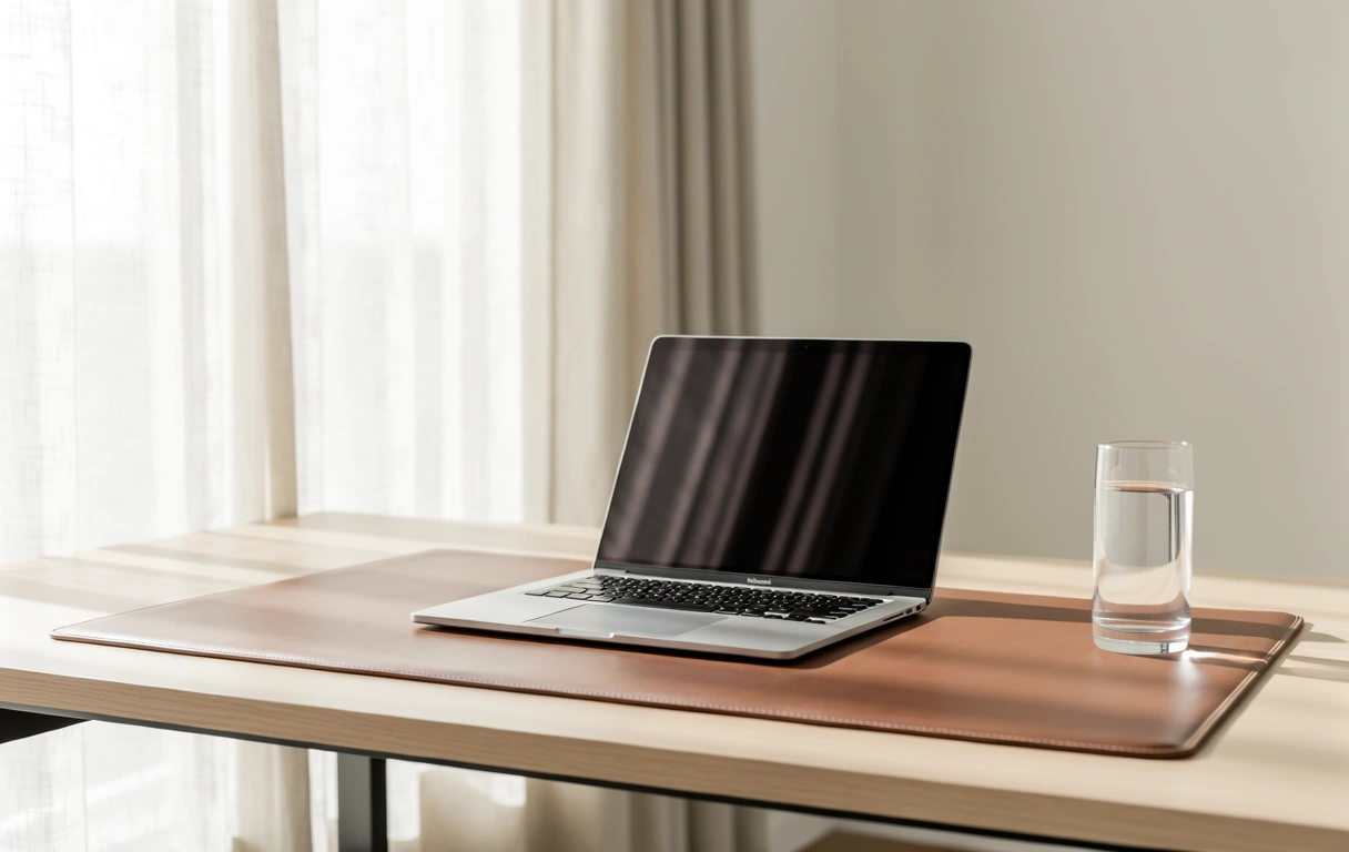 Professional editorial workspace